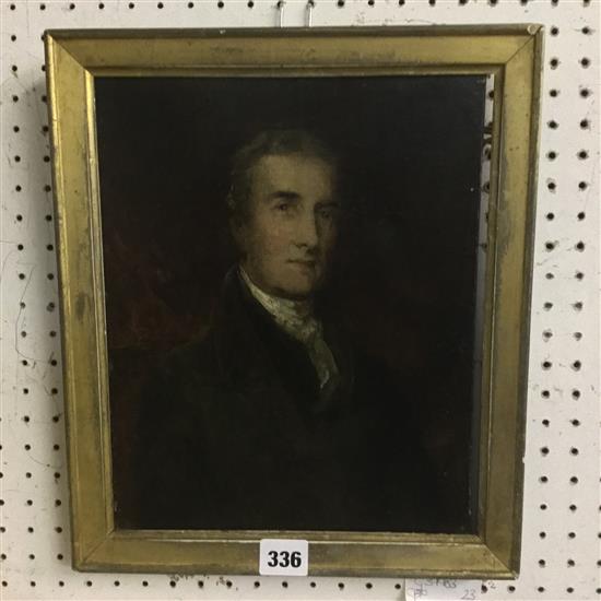 Oil on canvas, portrait of Lord Brougham